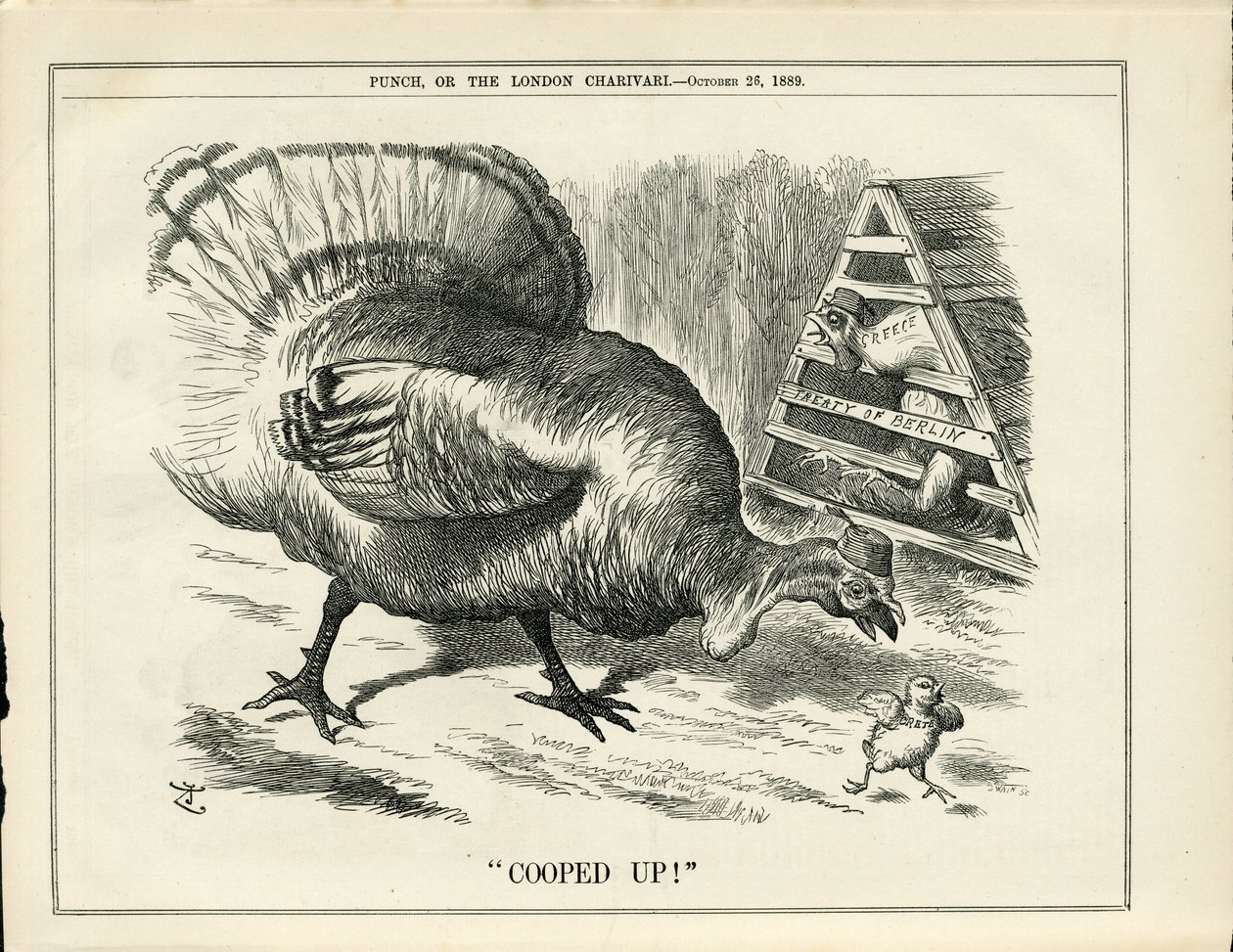 Illustrazione di John Tenniel (1820-1914) in Punch da John Tenniel