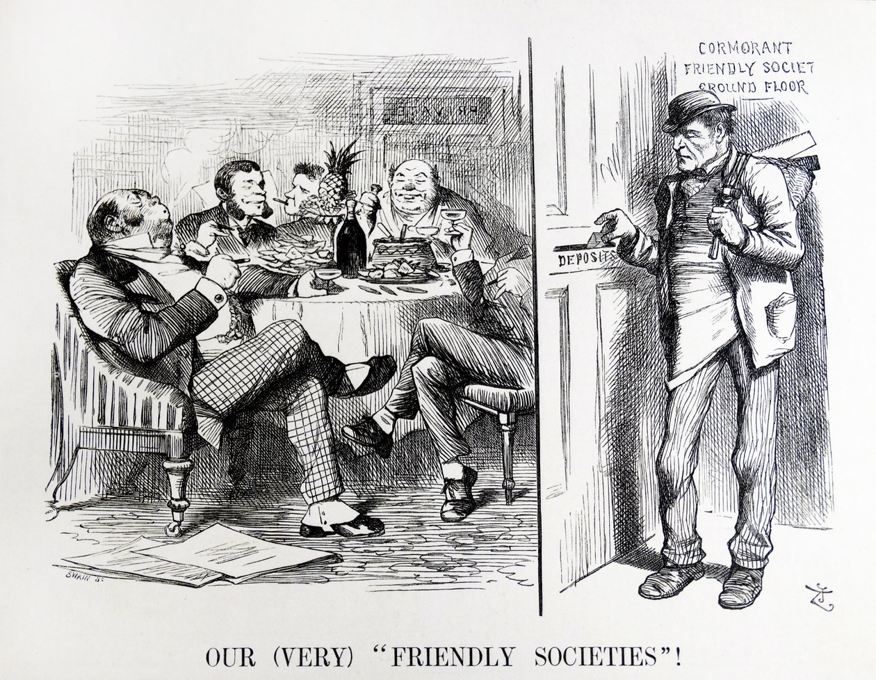 Cartone animato di John Tenniel intitolato 