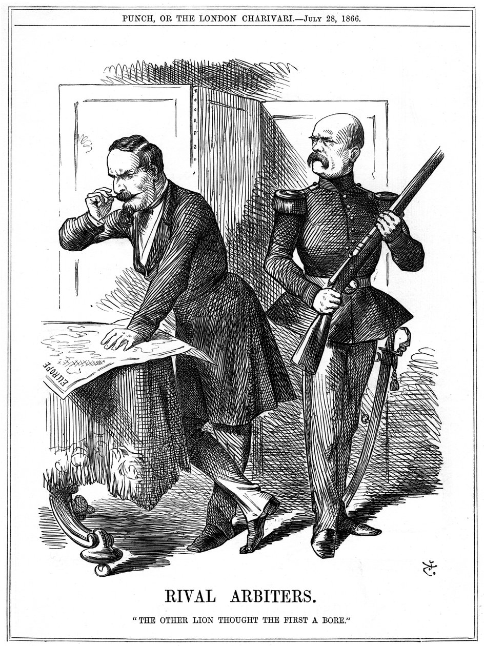 Napoleone III e Otto von Bismarck che dividono l