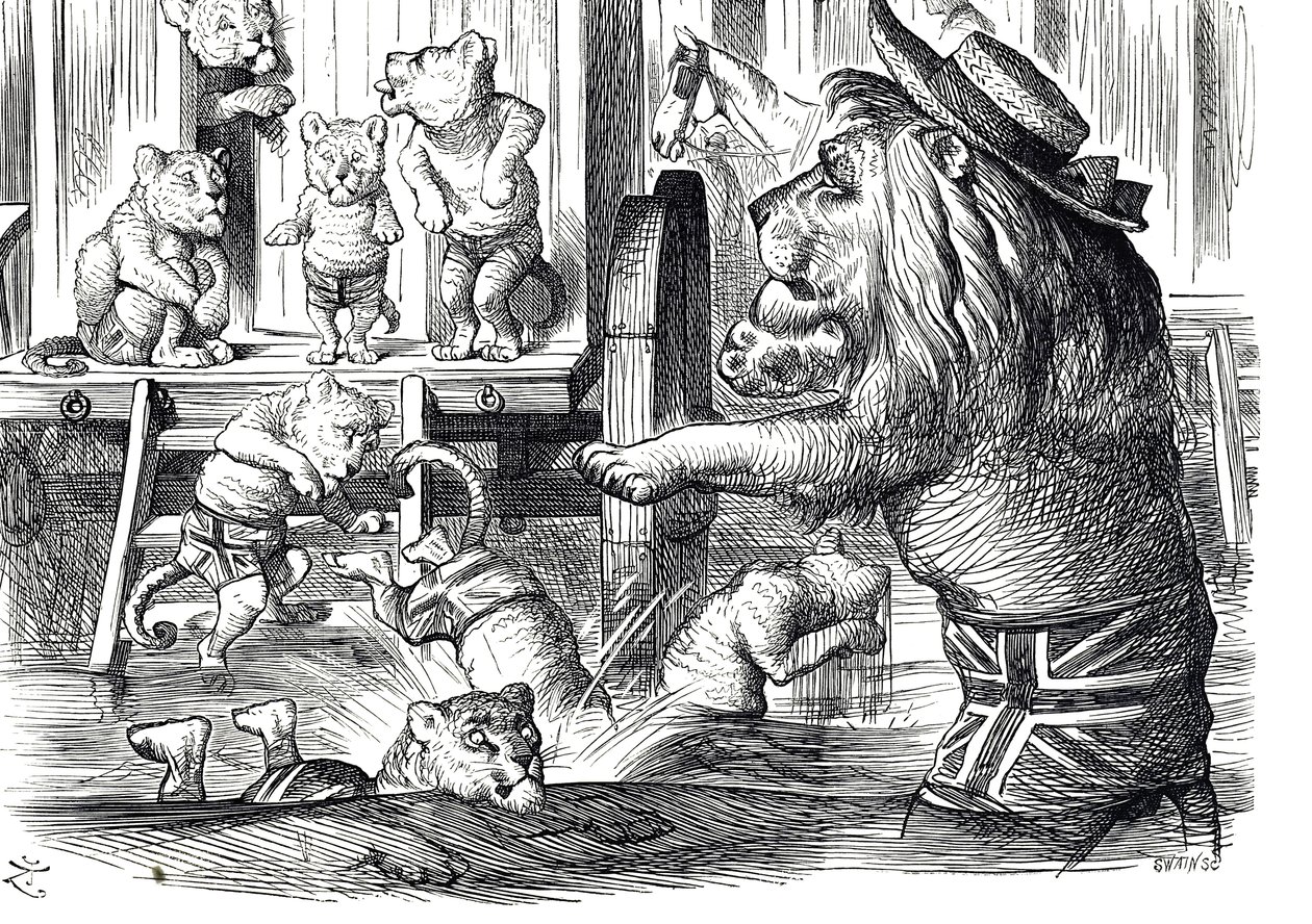 I consigli di Punch ai vacanzieri britannici al mare da John Tenniel