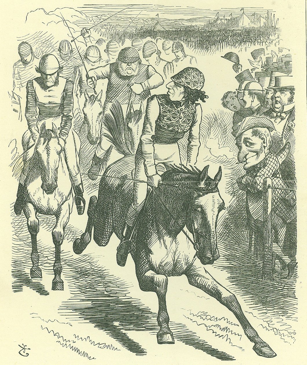 Il Derby da John Tenniel