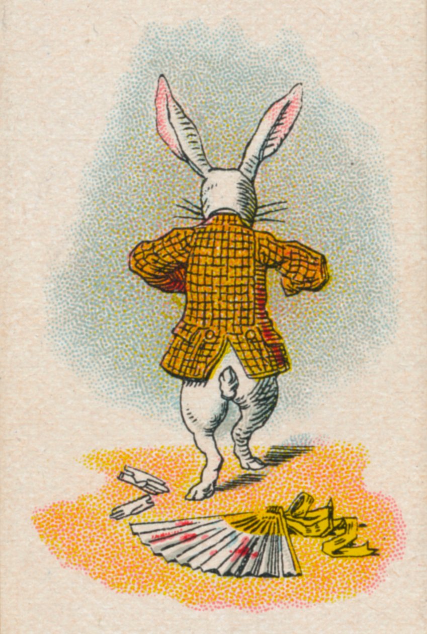 Il coniglio in fuga, 1930 da John Tenniel
