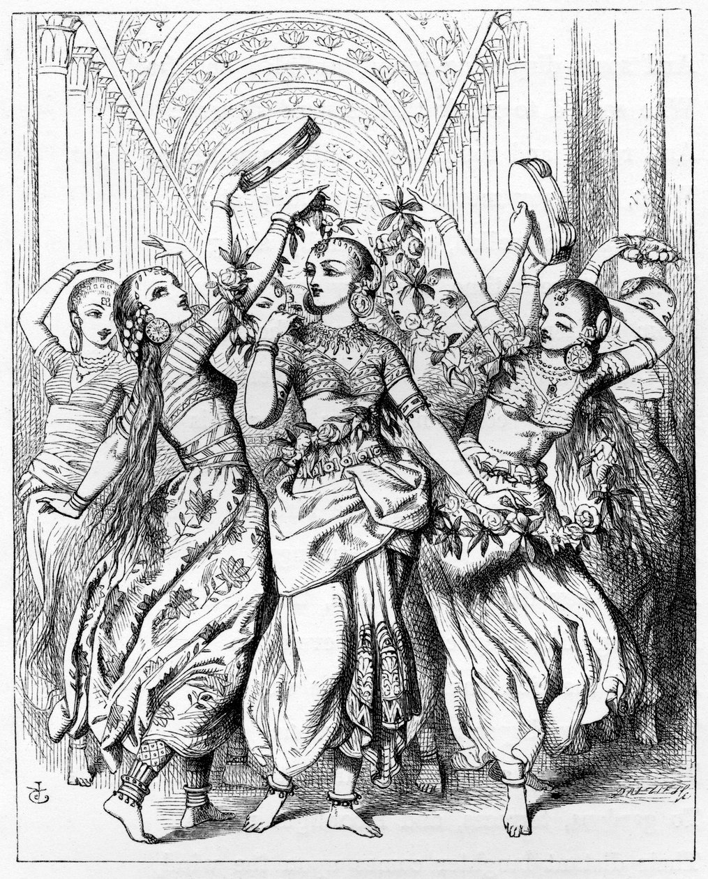 Il profeta velato di da John Tenniel