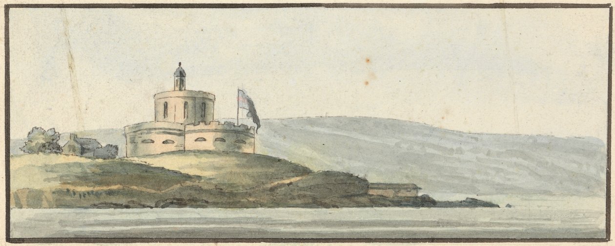 Castello di St. Maws, Falmouth, est sud-est da John Thomas Serres