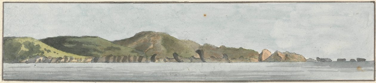 Il Punto di Partenza, Nord Est da Nord (uno di cinque disegni su un supporto) da John Thomas Serres