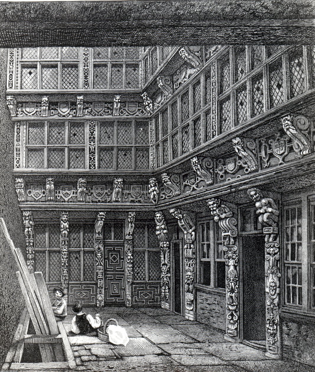 Un magnifico palazzo recentemente situato in Hart Street, Crutched Friars, pubblicato in 