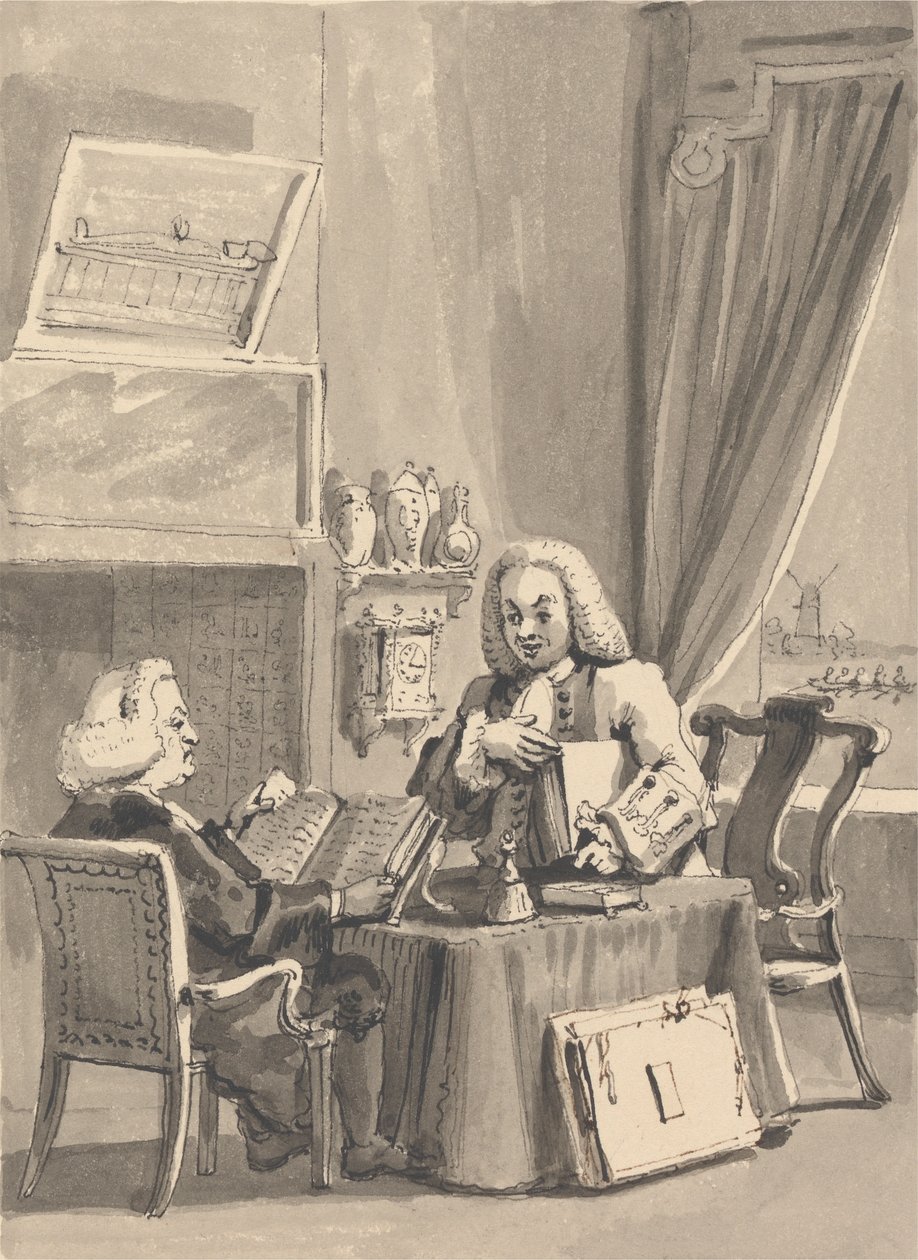 Hogarth sollecita il suo patrono vescovo Hoadley a esaminare il suo manoscritto 