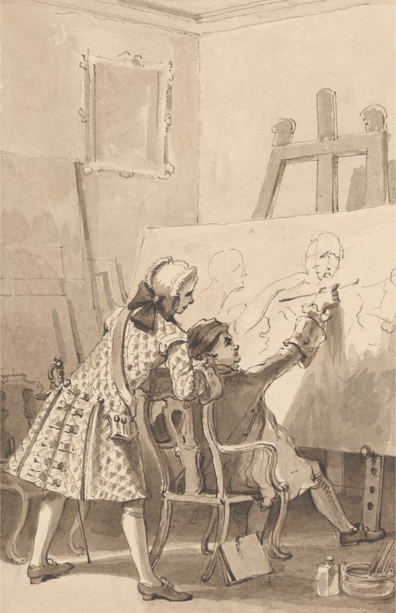 Hogarth che dipinge 