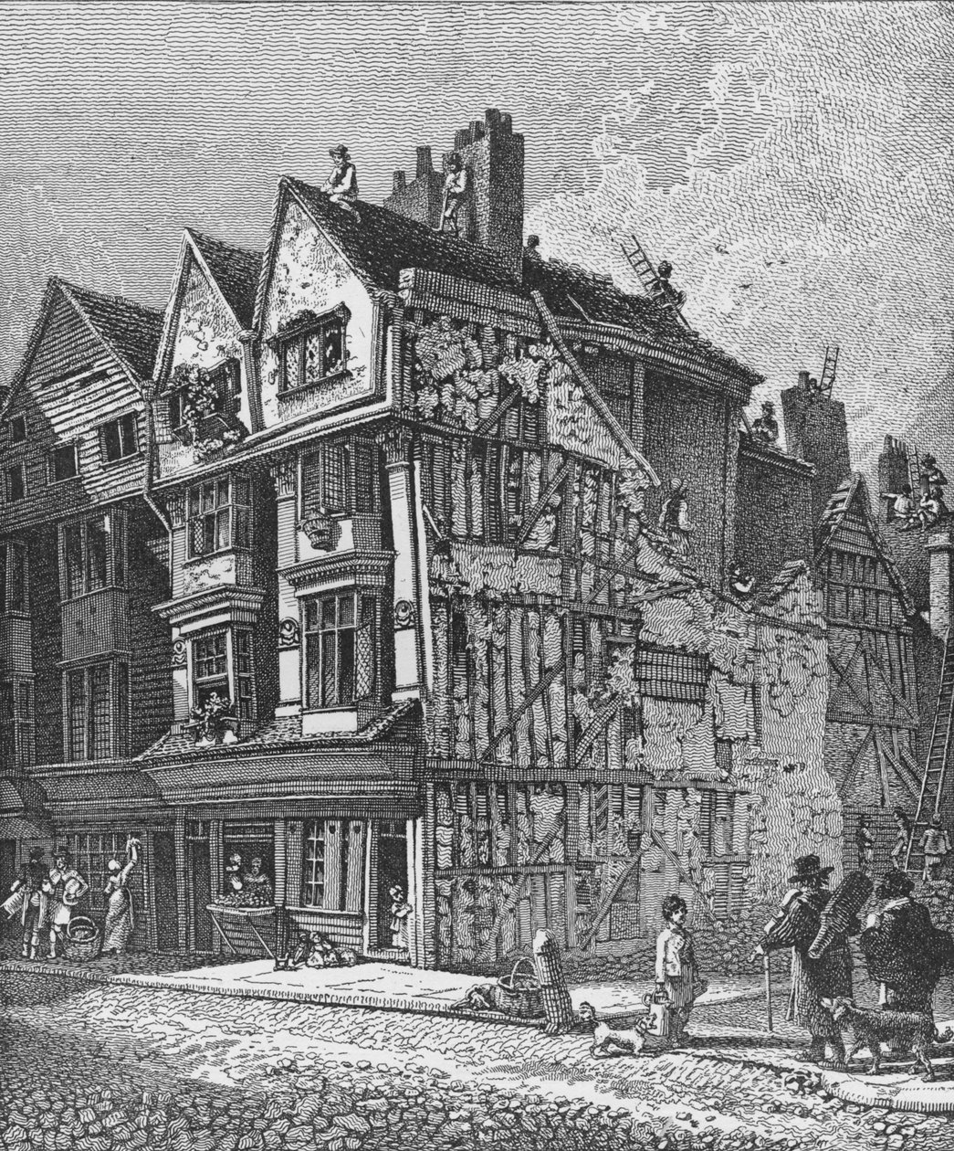 Long Lane, Smithfield, City of London, 1810 da John Thomas Smith
