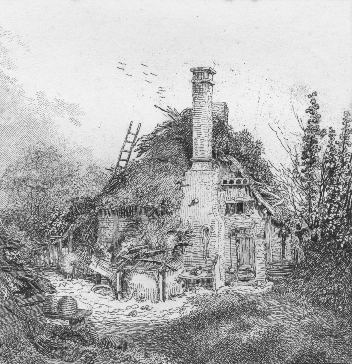 Su Merrow Common, Surrey, 1797 da John Thomas Smith