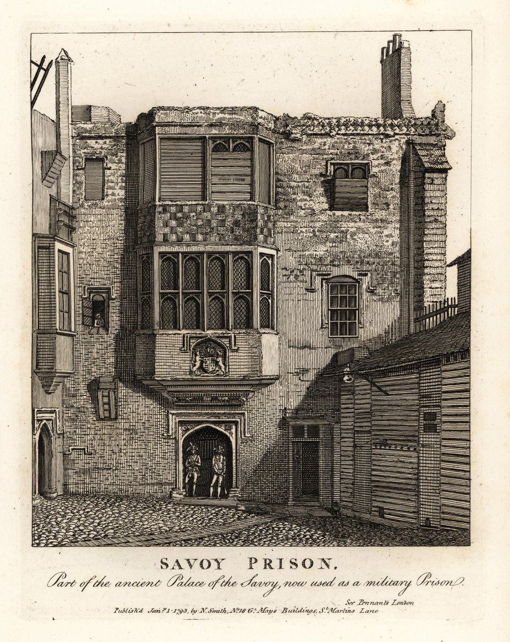 Prigione di Savoy, parte dell