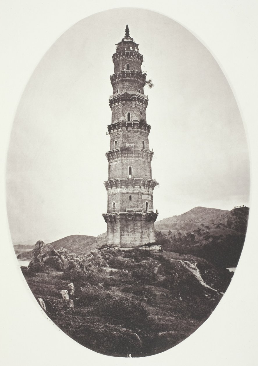 Una pagoda vicino a Chao-Chowfu da John Thomson