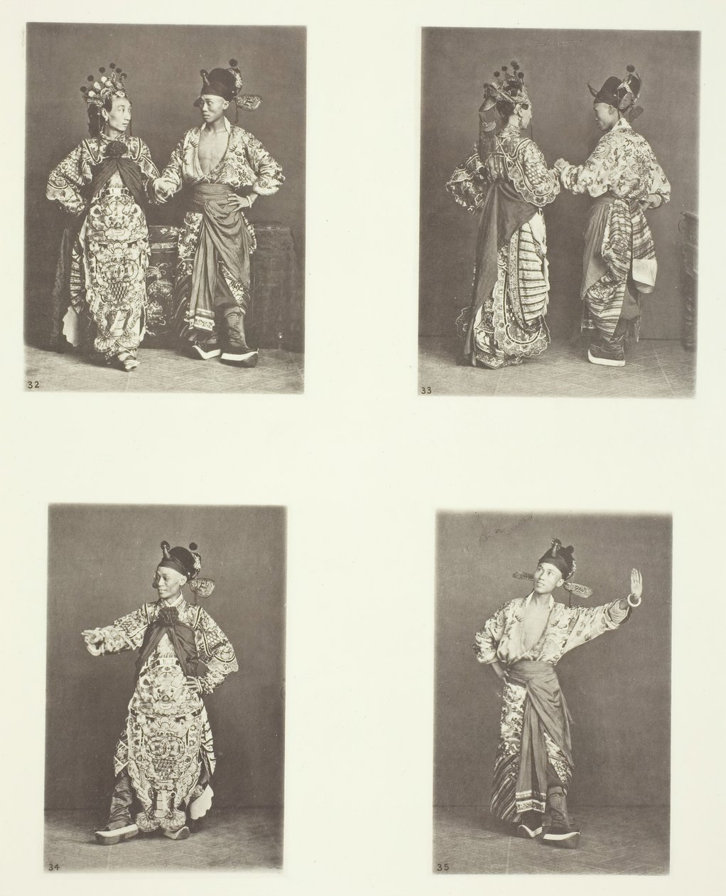 Attori, costume di matrimonio antico, costumi antichi da John Thomson
