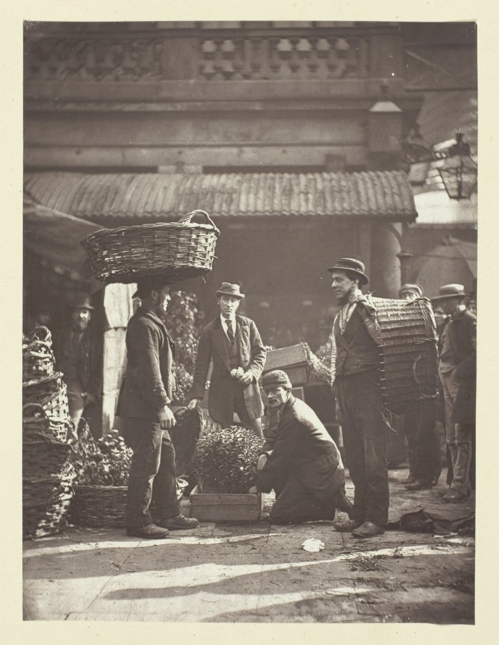 Lavoratori di Covent Garden, 1881 da John Thomson