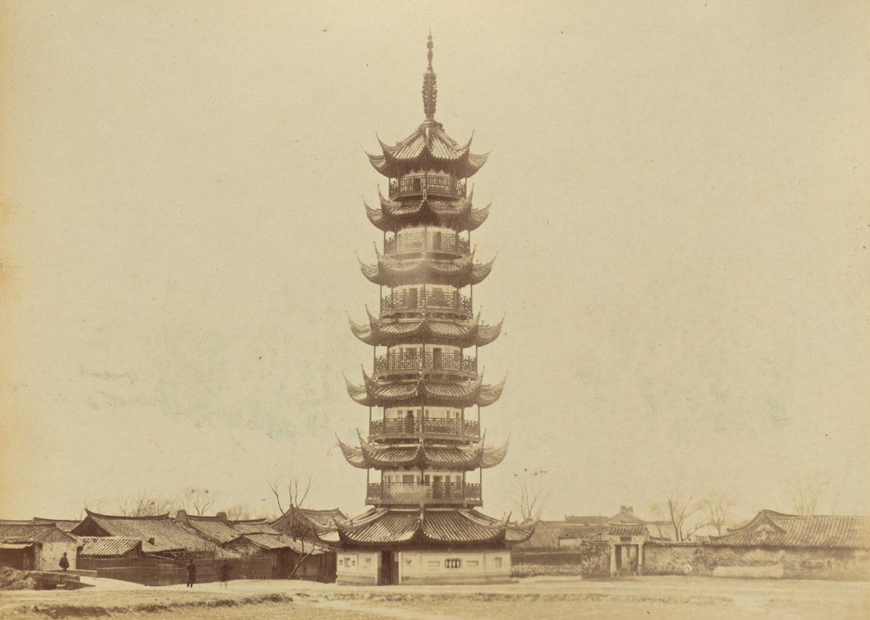 Pagoda, Shanghai da John Thomson