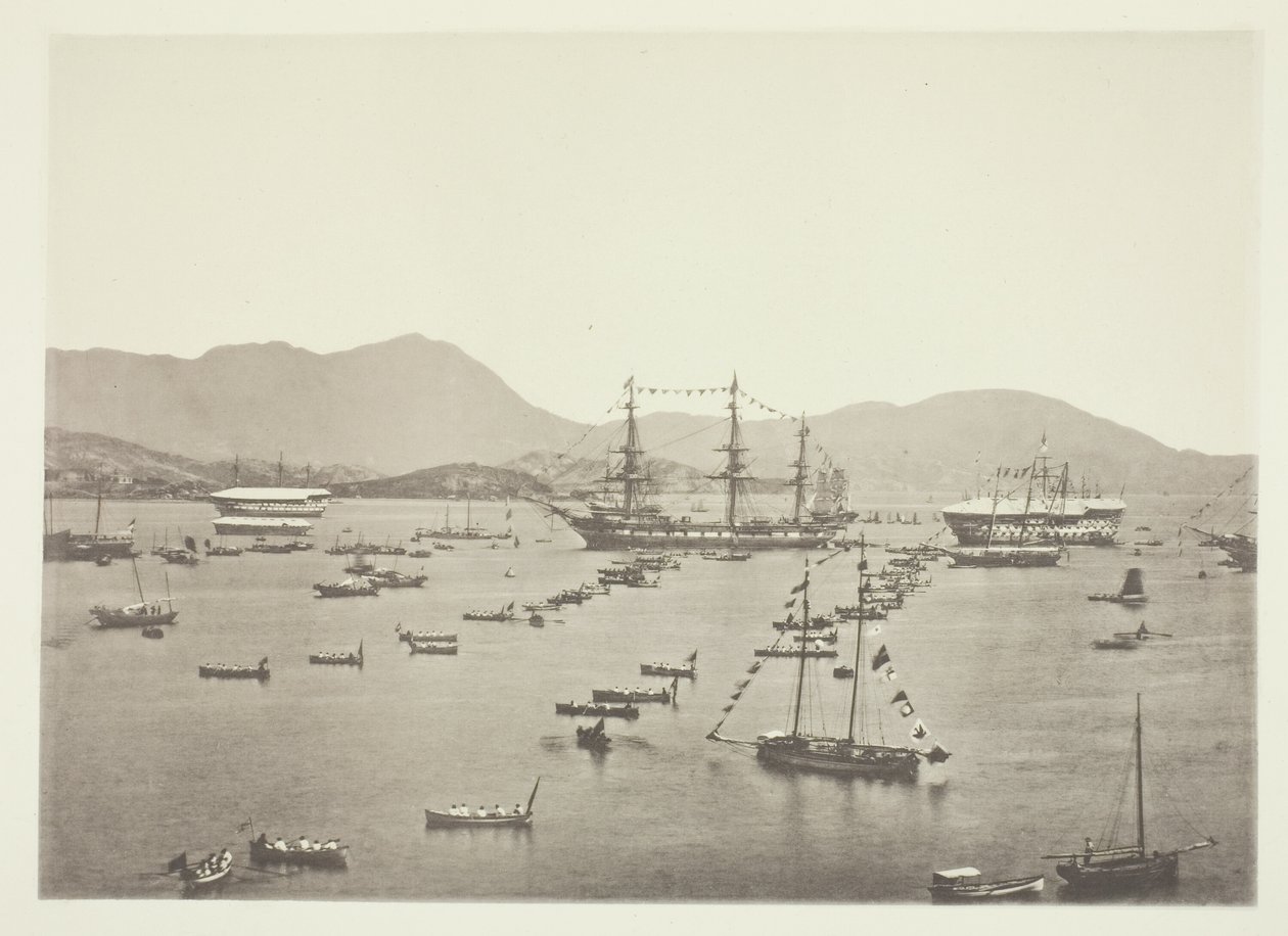 Il porto, Hong-Kong da John Thomson