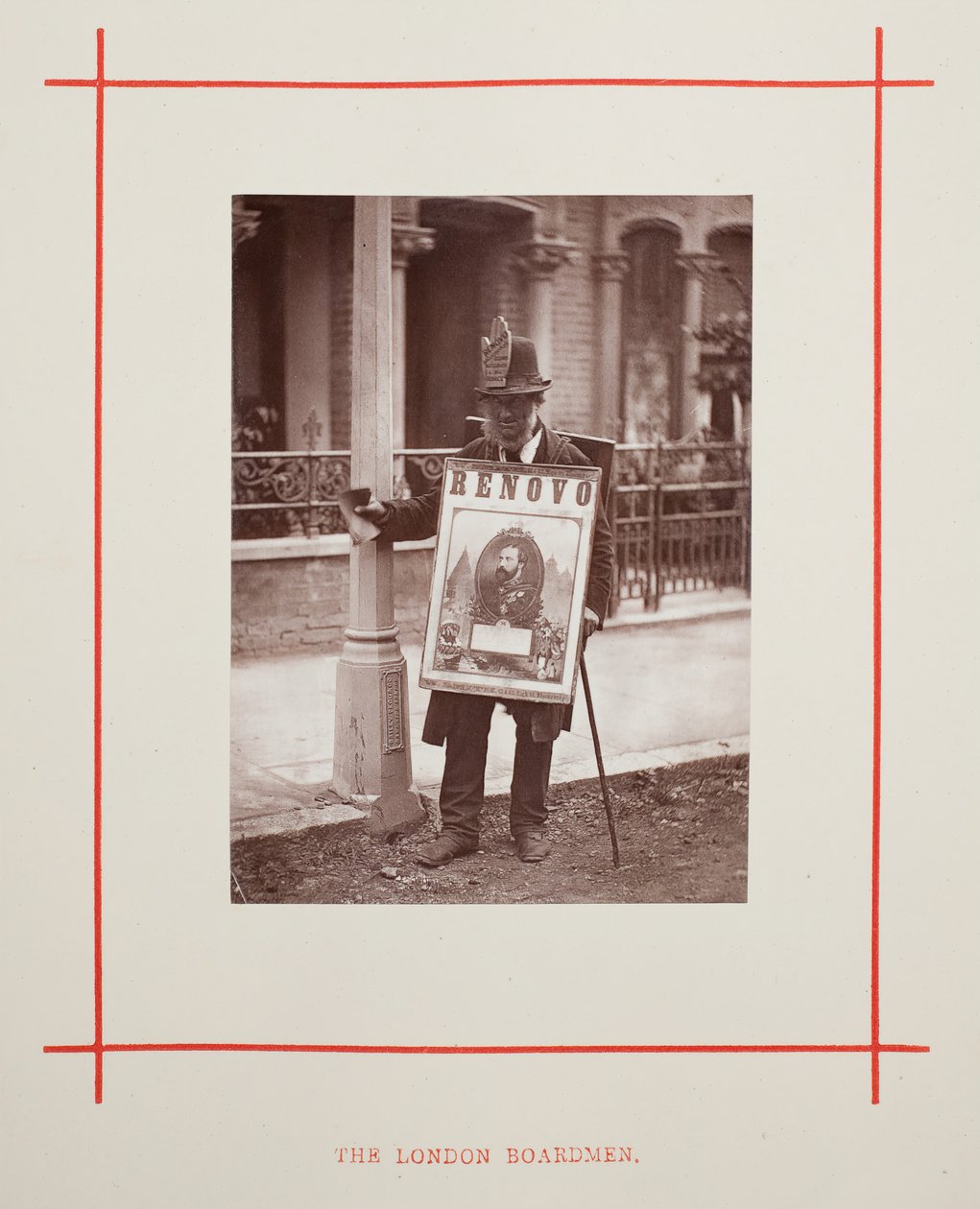 I cartelloni di Londra, 1877 da John Thomson