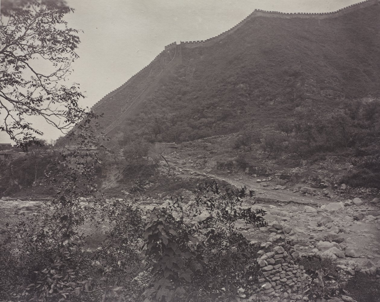 Veduta della Grande Muraglia, Cina da John Thomson