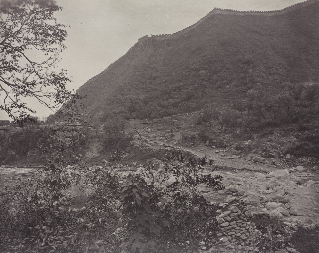 Veduta della Grande Muraglia, Cina, c. 1871 da John Thomson