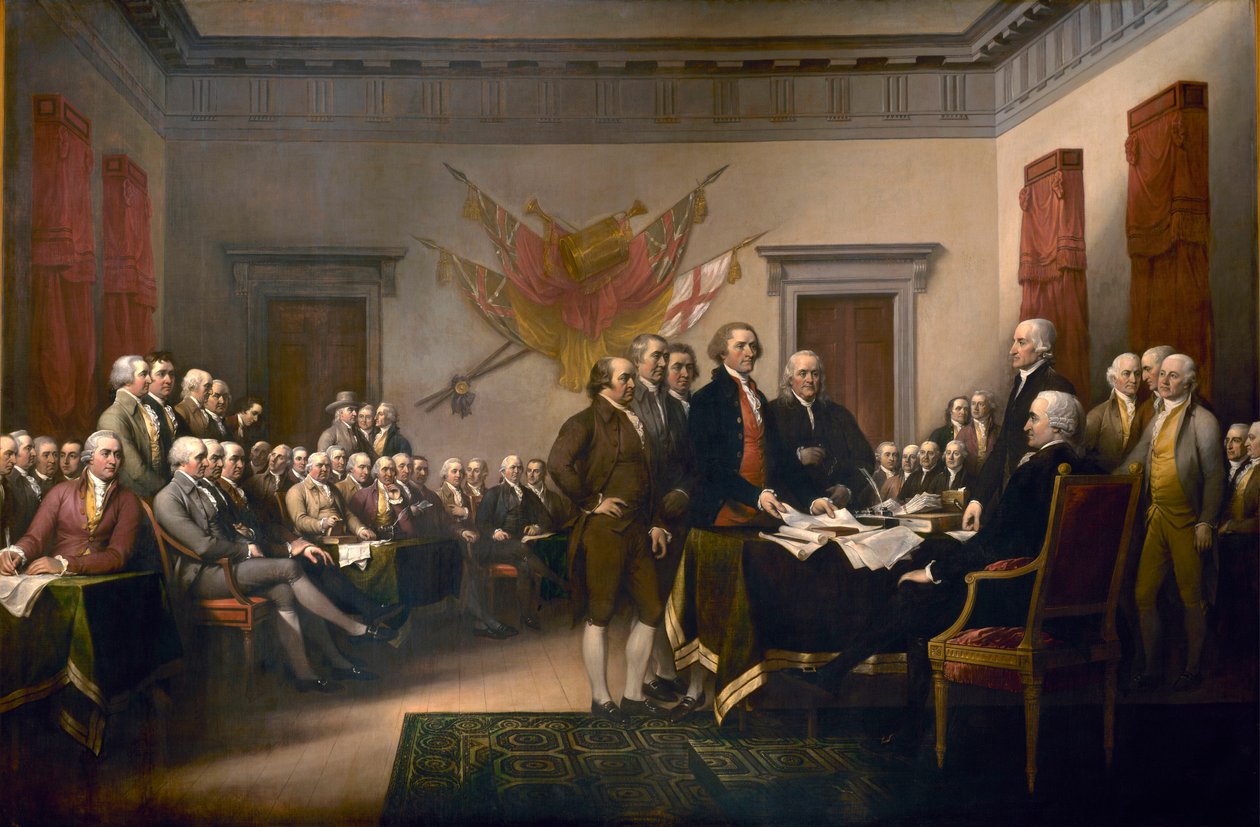 Dichiarazione di Indipendenza, 1819 da John Trumbull
