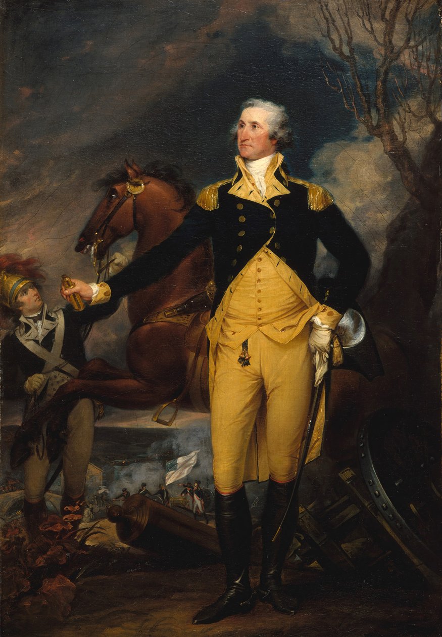 George Washington prima della battaglia di Trenton, ca. 1792-94 da John Trumbull