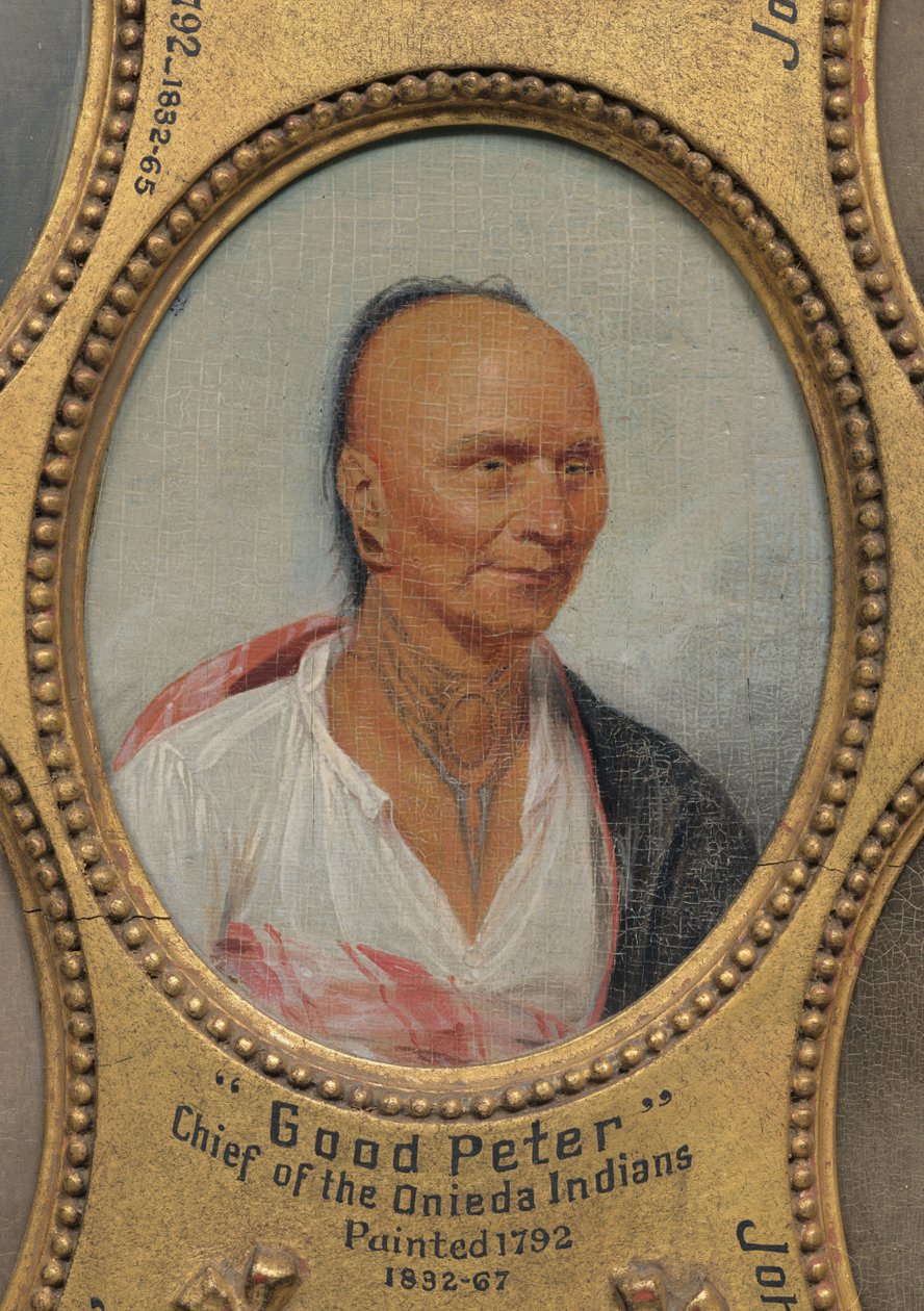 „Guter Peter“, Häuptling der Oneida-Indianer (ca. 1717-1793) da John Trumbull