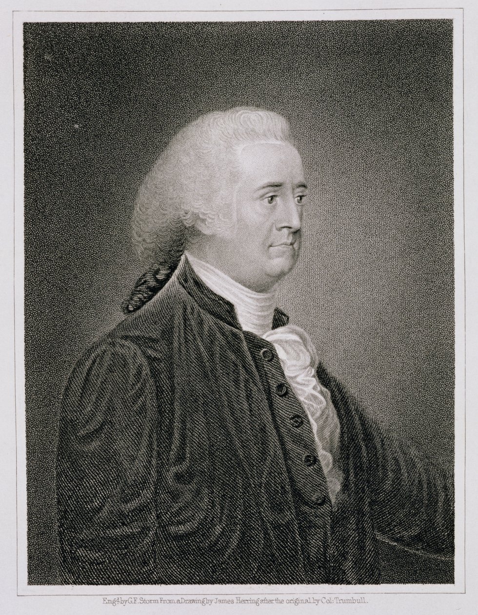 John Rutledge (1739-1800), inciso da G.F. Storm dopo un disegno dell