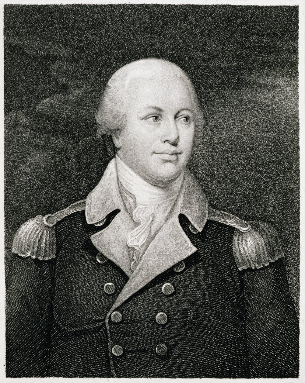 Generale maggiore Nathaniel Greene, inciso da John B. Forrest da John Trumbull