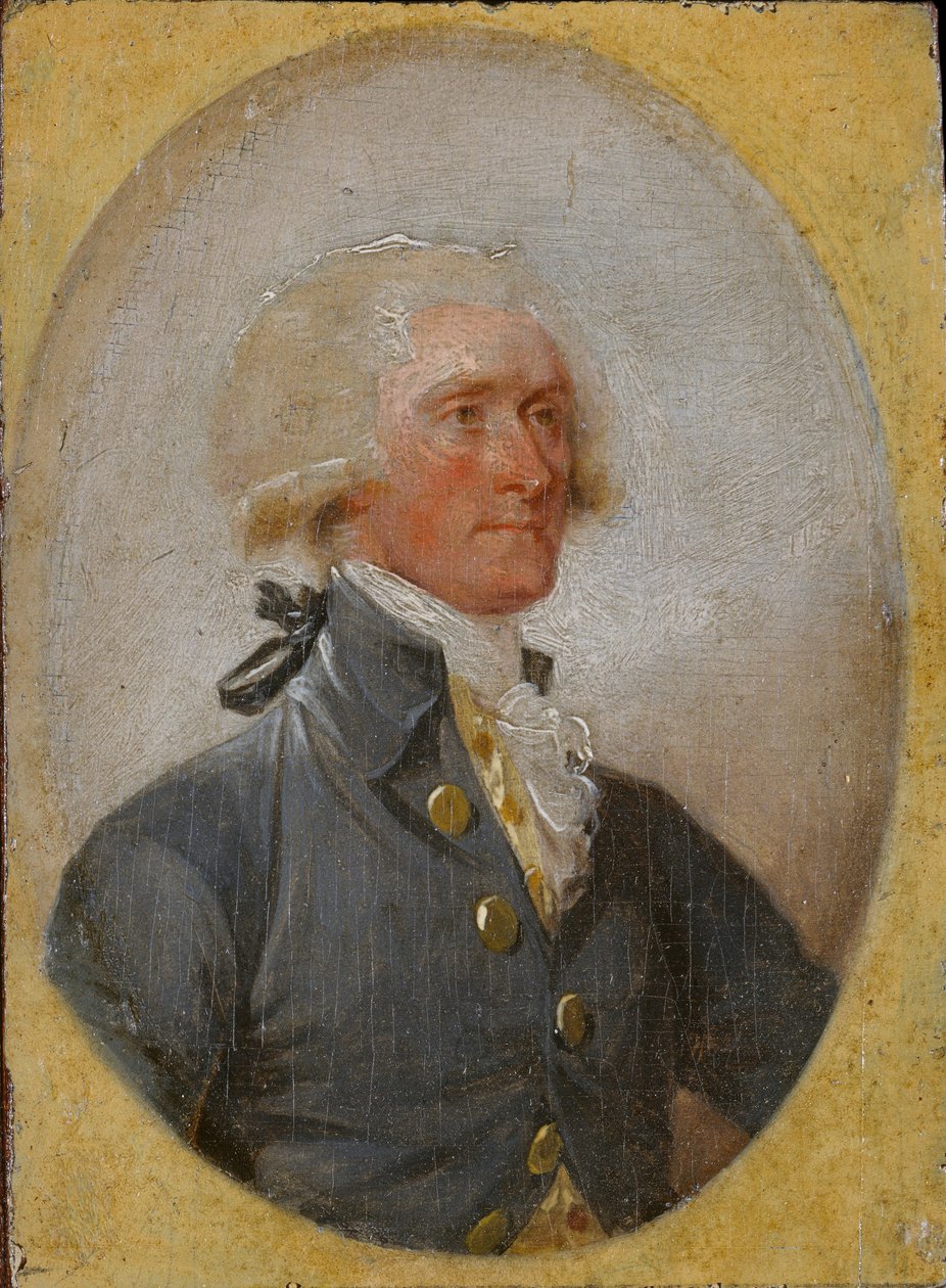 Miniatura del ritratto di Thomas Jefferson all
