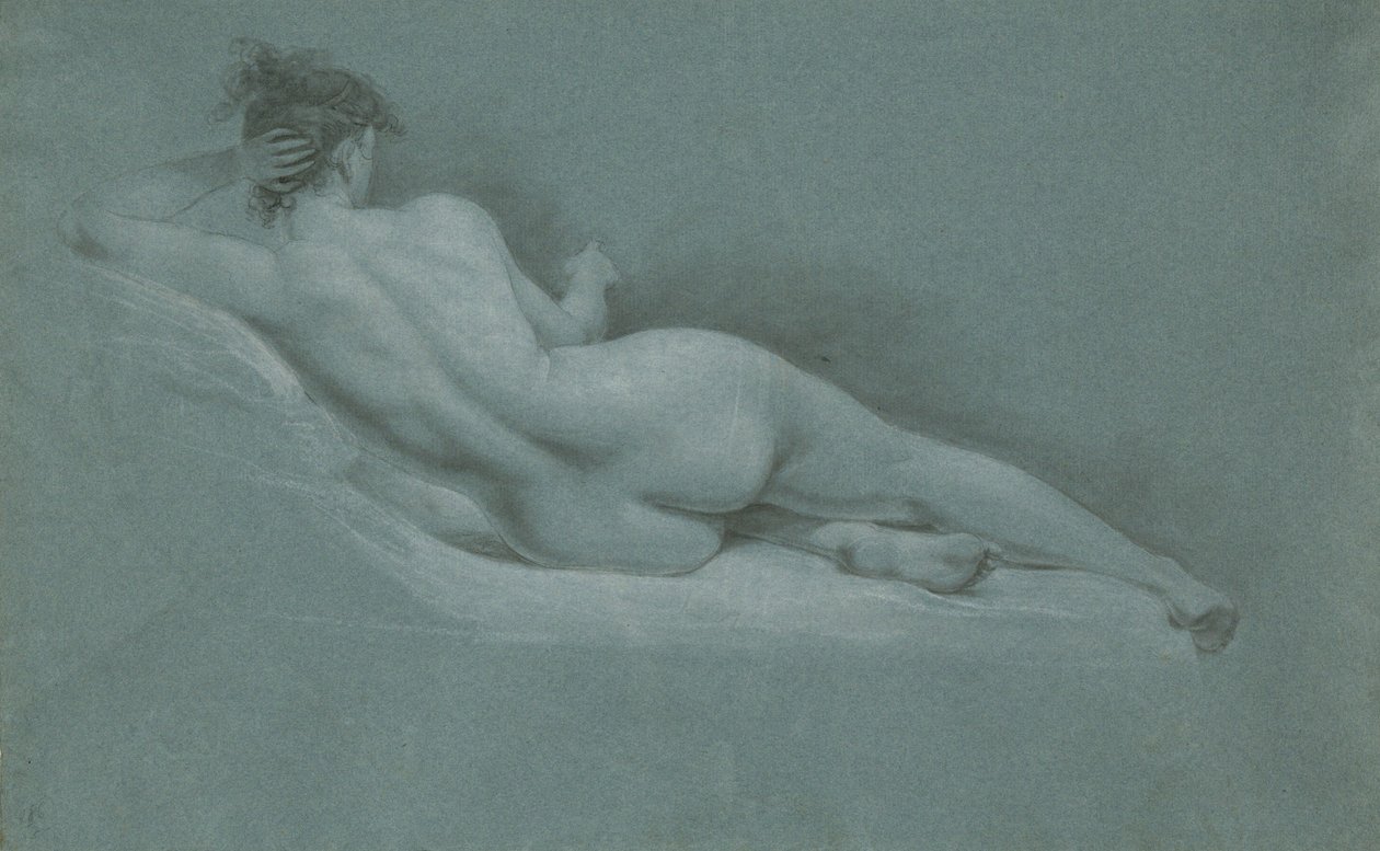 Nudo sdraiato, visto da dietro da John Trumbull