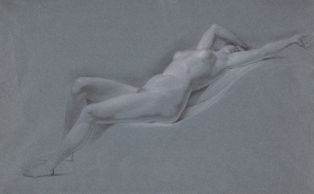 Nudo reclinato, vista frontale da John Trumbull