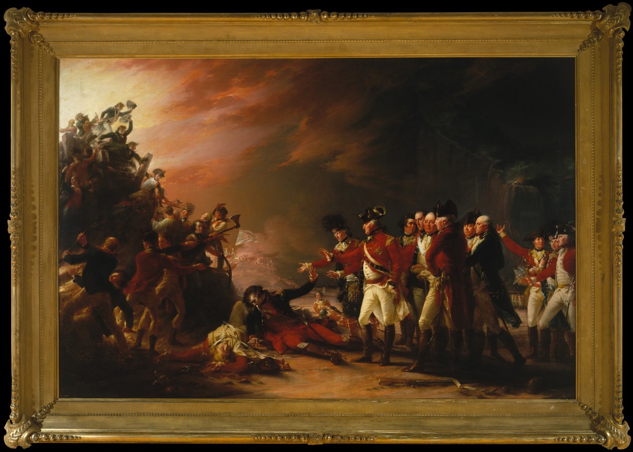 La sortita fatta dalla guarnigione di Gibilterra da John Trumbull