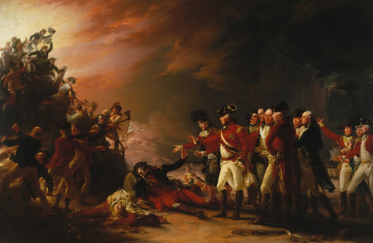 La sortita fatta dalla guarnigione di Gibilterra, 1789 da John Trumbull