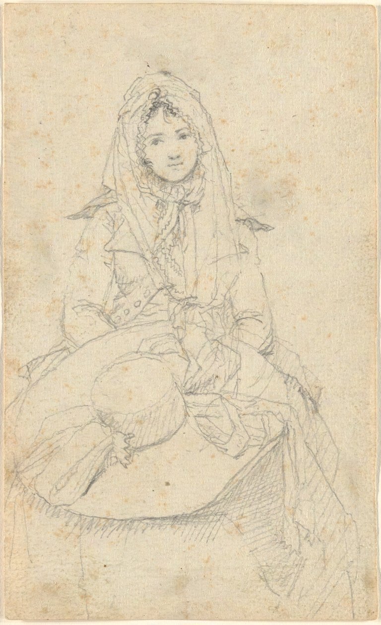 Senza Titolo, dal folio: Schizzi in Francia e Germania, uno dei 22 fogli nel Folio B da John Trumbull
