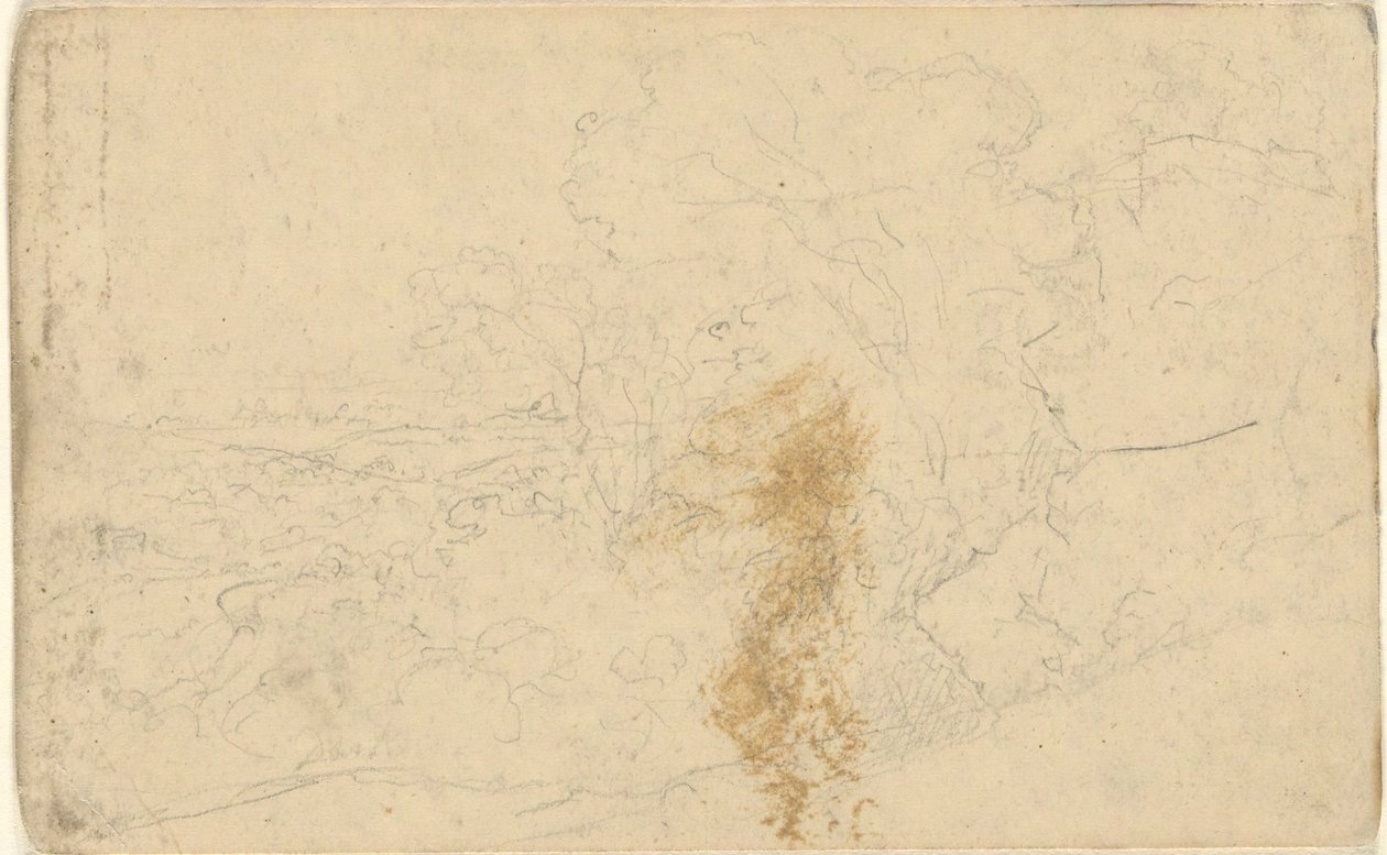 Senza titolo, dal folio: Vedute vicino a Bath da John Trumbull