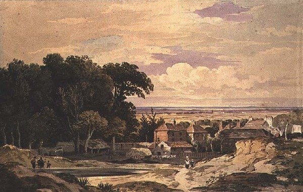 Frognal, Hampstead, c.1825 da John Varley