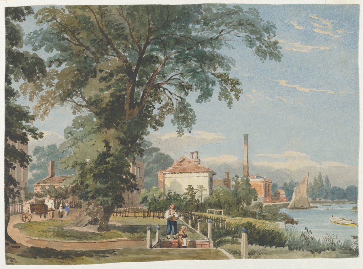 Sul Tamigi a Hammersmith da John Varley