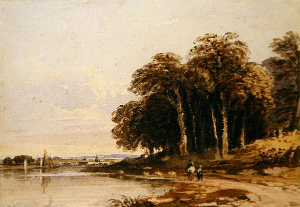 Paesaggio fluviale da John Varley