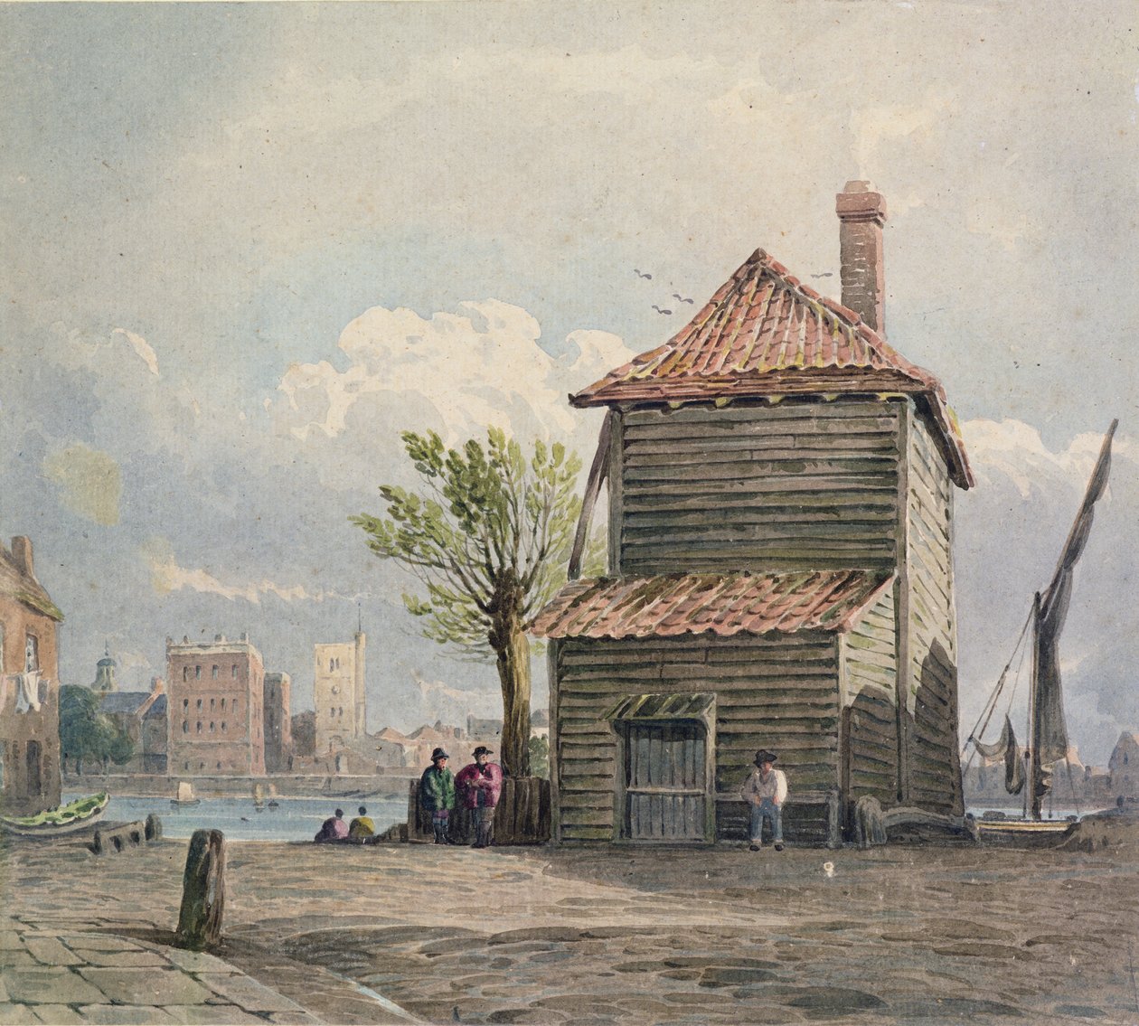 Il Traghetto dei Cavalli, Millbank da John Varley