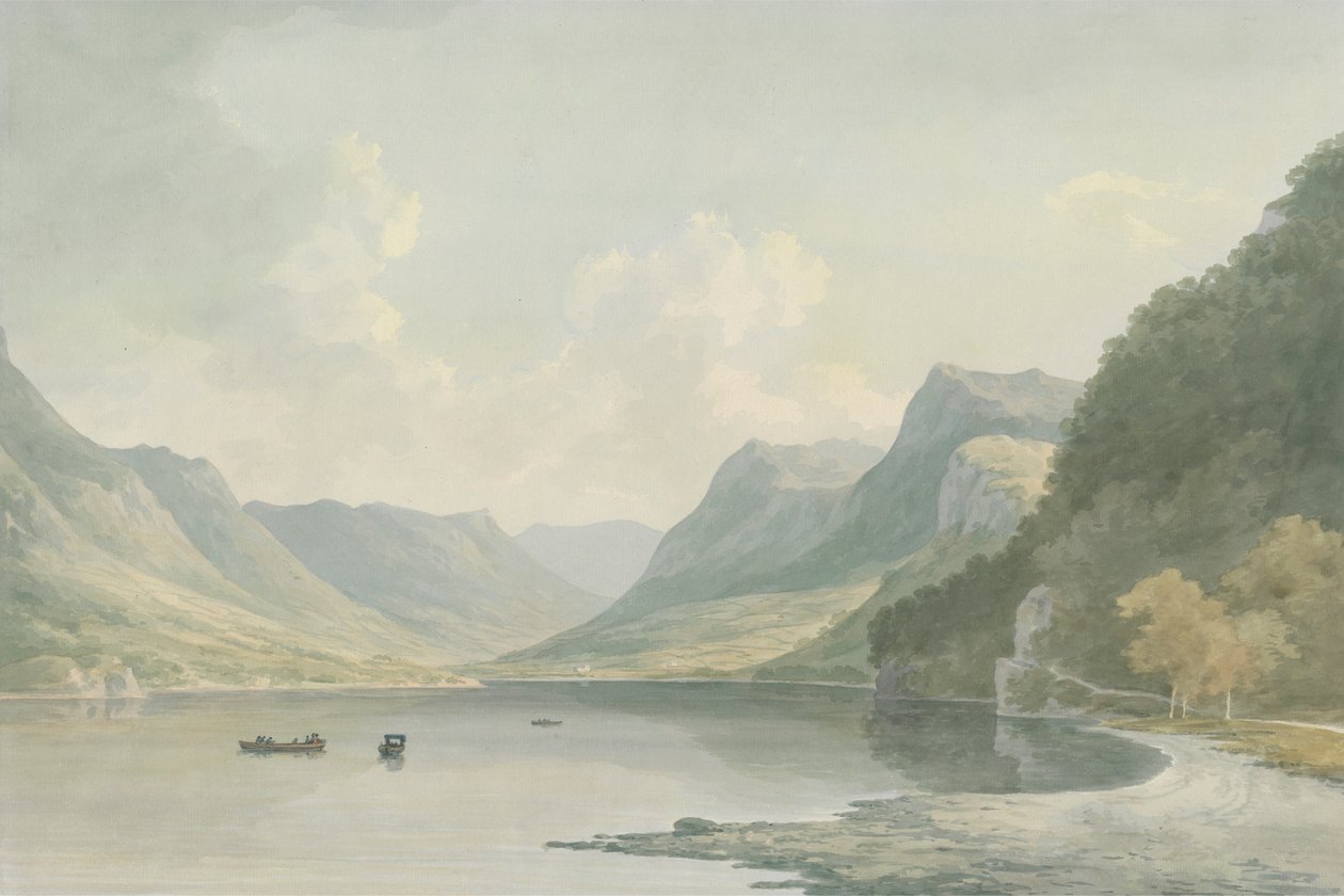 Ullswater, guardando verso Patterdale da John Warwick Smith