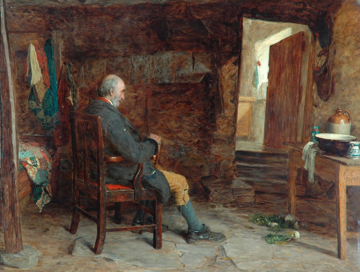 Il vedovo, 1873 da John Watson Nicol