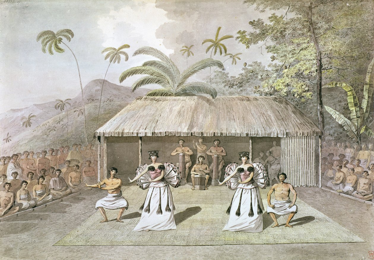 Danza a Tahiti da John Webber