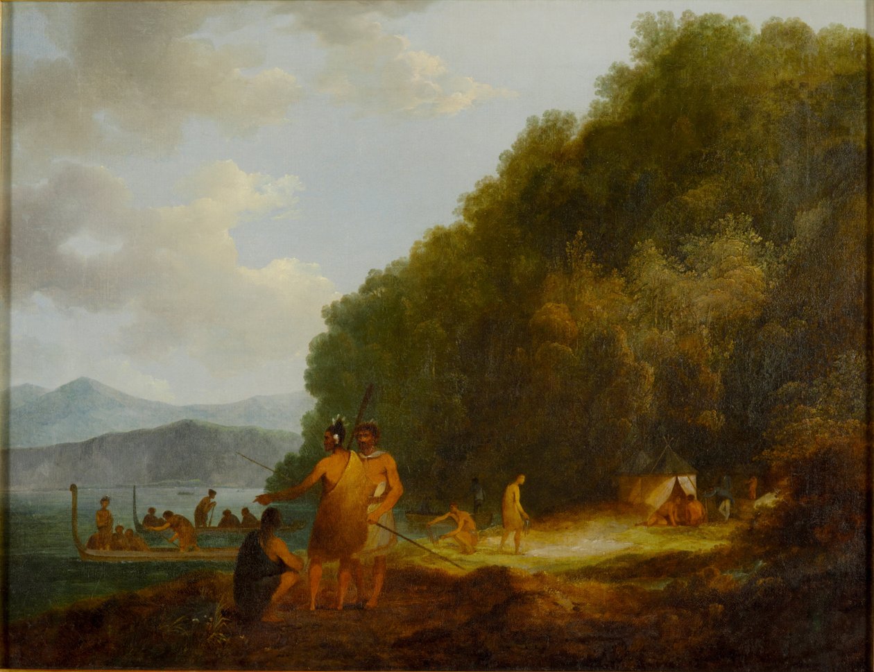 Ship Cove, Queen Charlotte Sound da John Webber