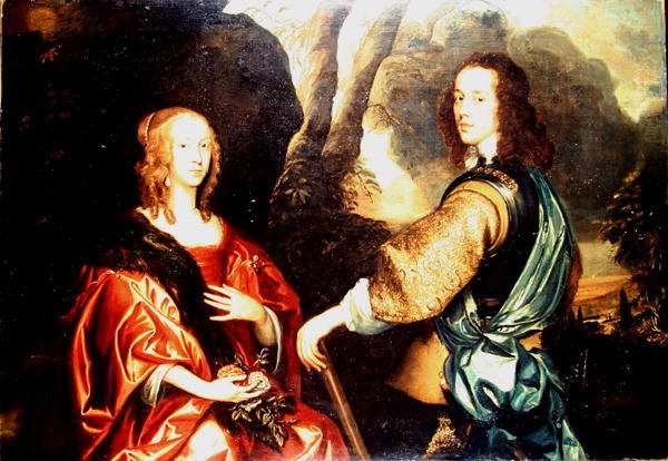 Doppio ritratto di una signora e un gentiluomo da John Weesop