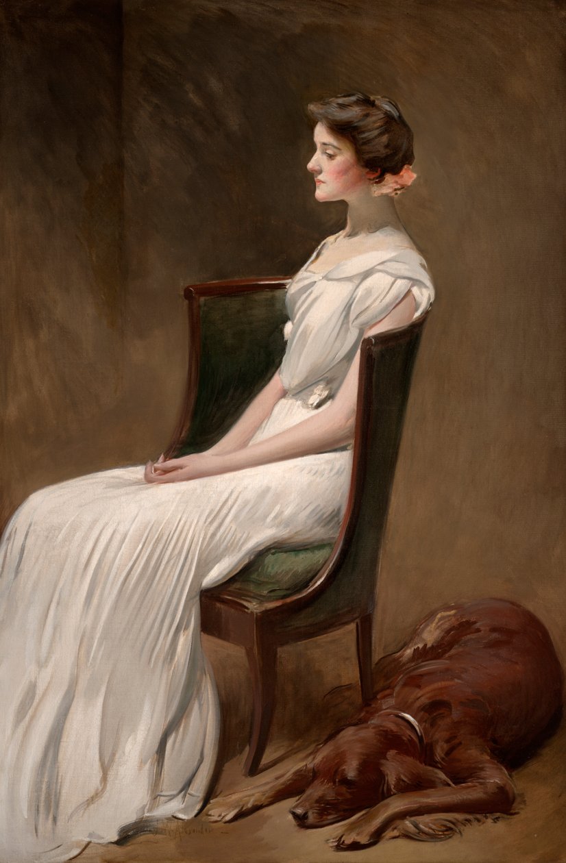 Miss Dorothy Quincy Roosevelt (poi Mrs. Langdon Geer) da John White Alexander