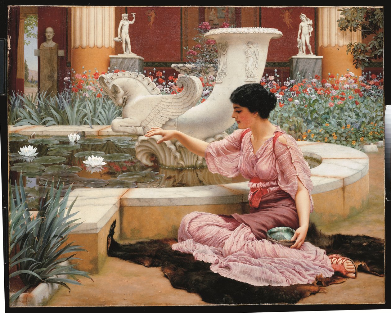 Giardino pompeiano da John William Godward