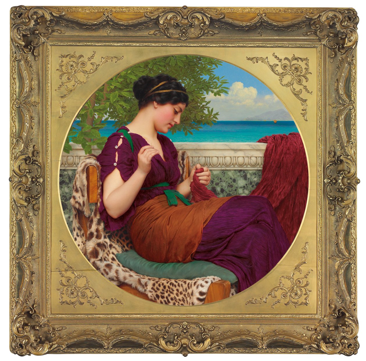 Pensieri lontani, 1911 da John William Godward