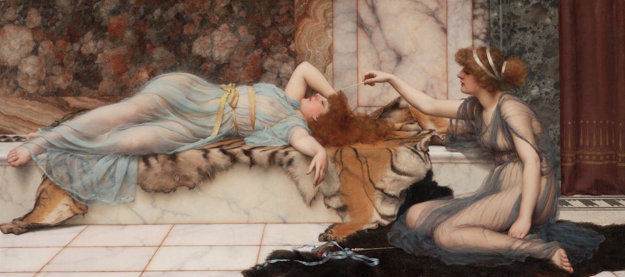 Malizia e Riposo da John William Godward