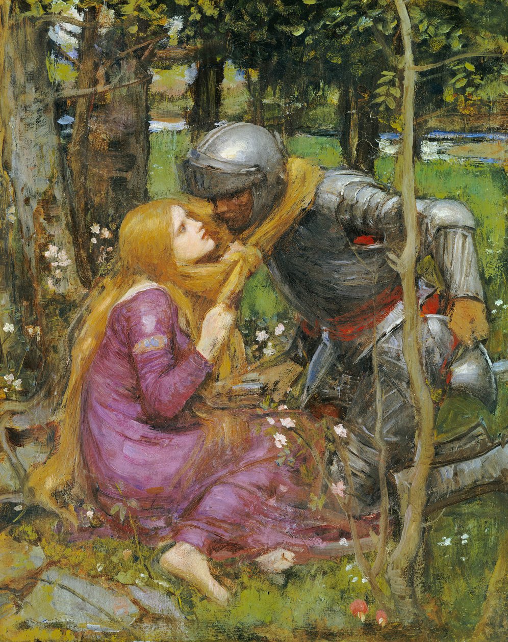 Uno studio per "La Bella Dama senza Pietà", c.1893 da John William Waterhouse