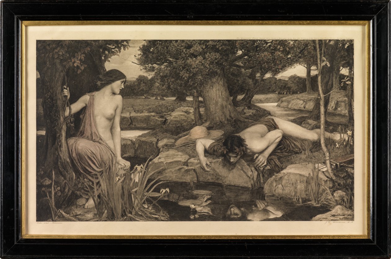 Eco e Narciso da John William Waterhouse